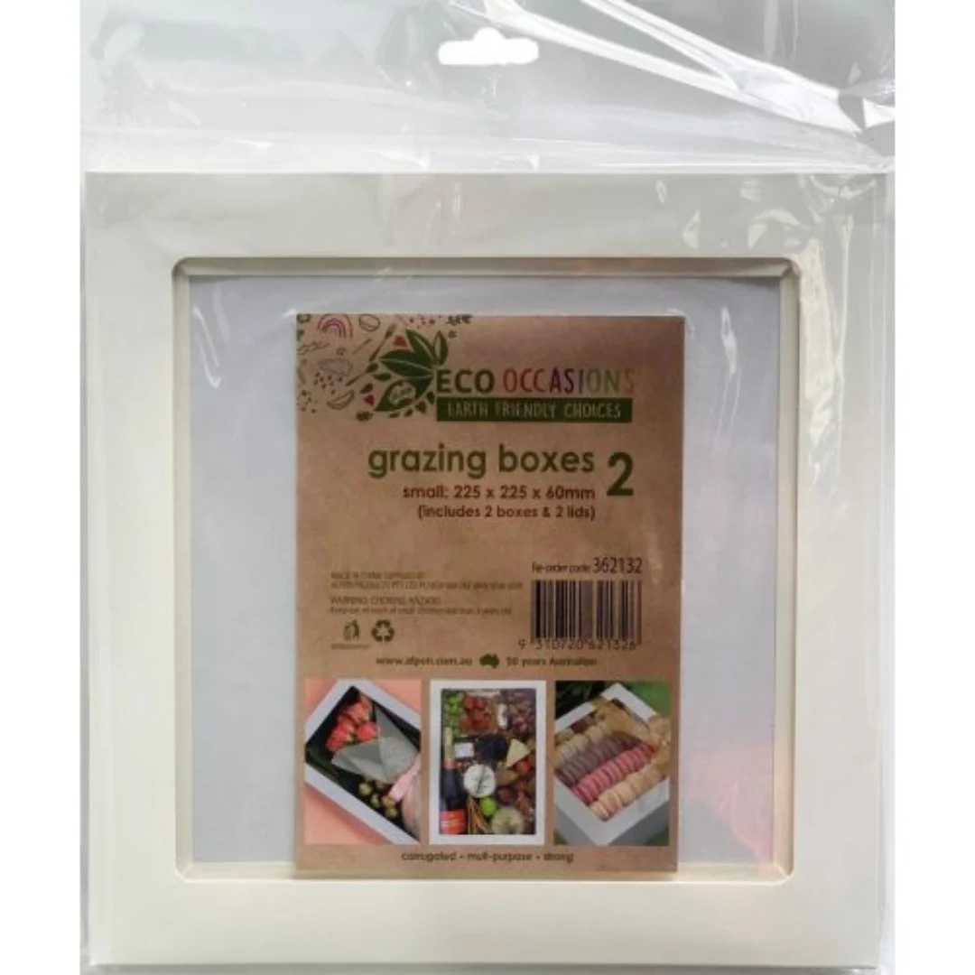 Grazing Box Small White 2pc - Image 3