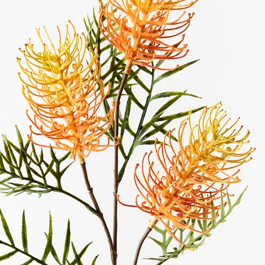 Grevillea Spray Orange Yellow 84cml - Image 2