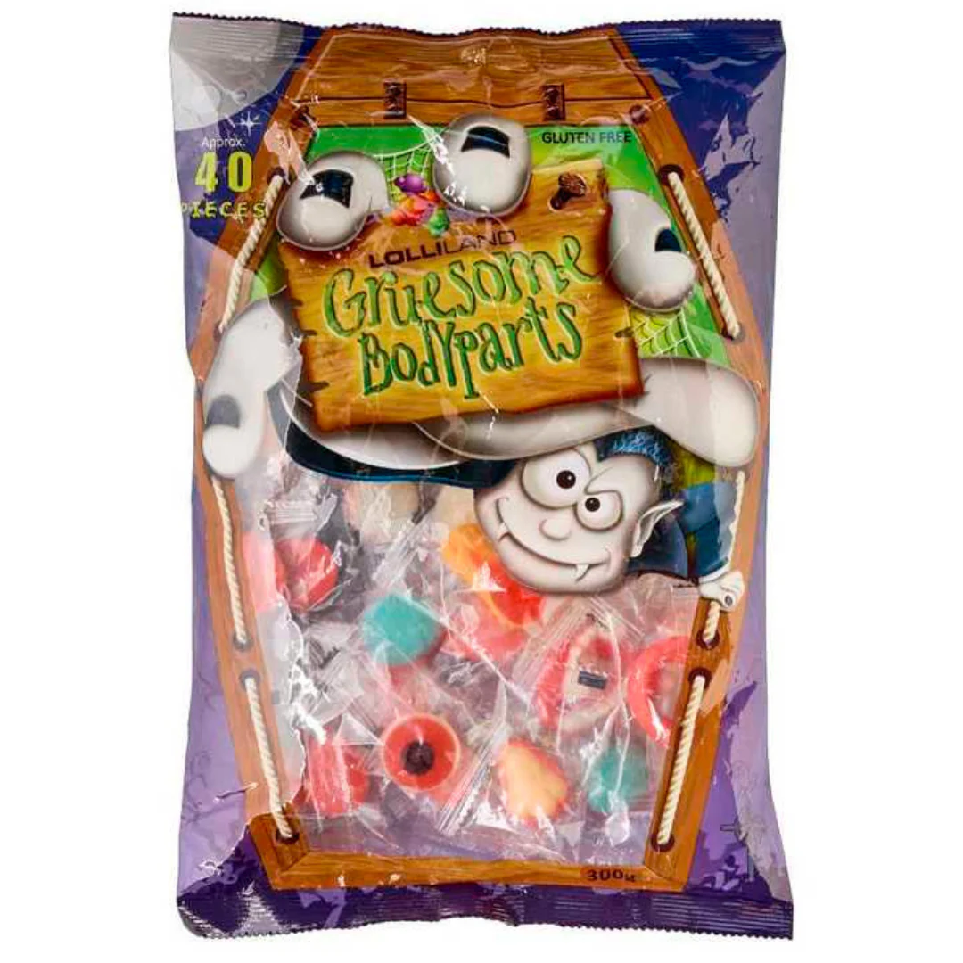 Gummi Body Parts Coffin 300g