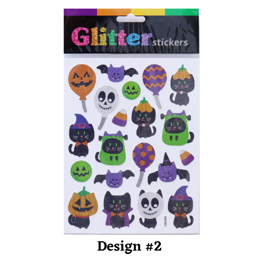 Halloween Glitter Sticker 23.5cm - Image 3