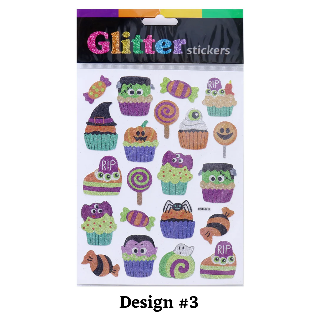 Halloween Glitter Sticker 23.5cm - Image 4