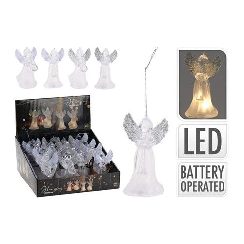 Hang Deco Angel Led 12cm Battery Operated