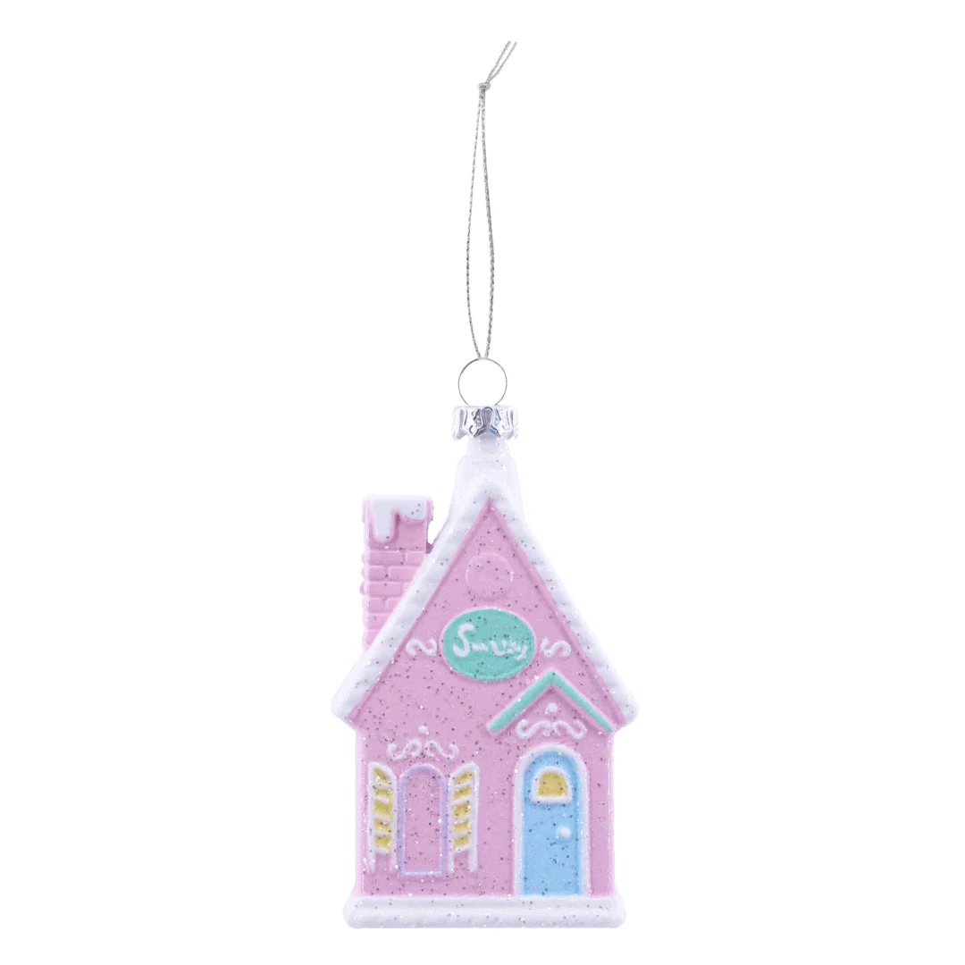 Hanging Iced Pastel Deco 14.5cm Assorted - Image 2