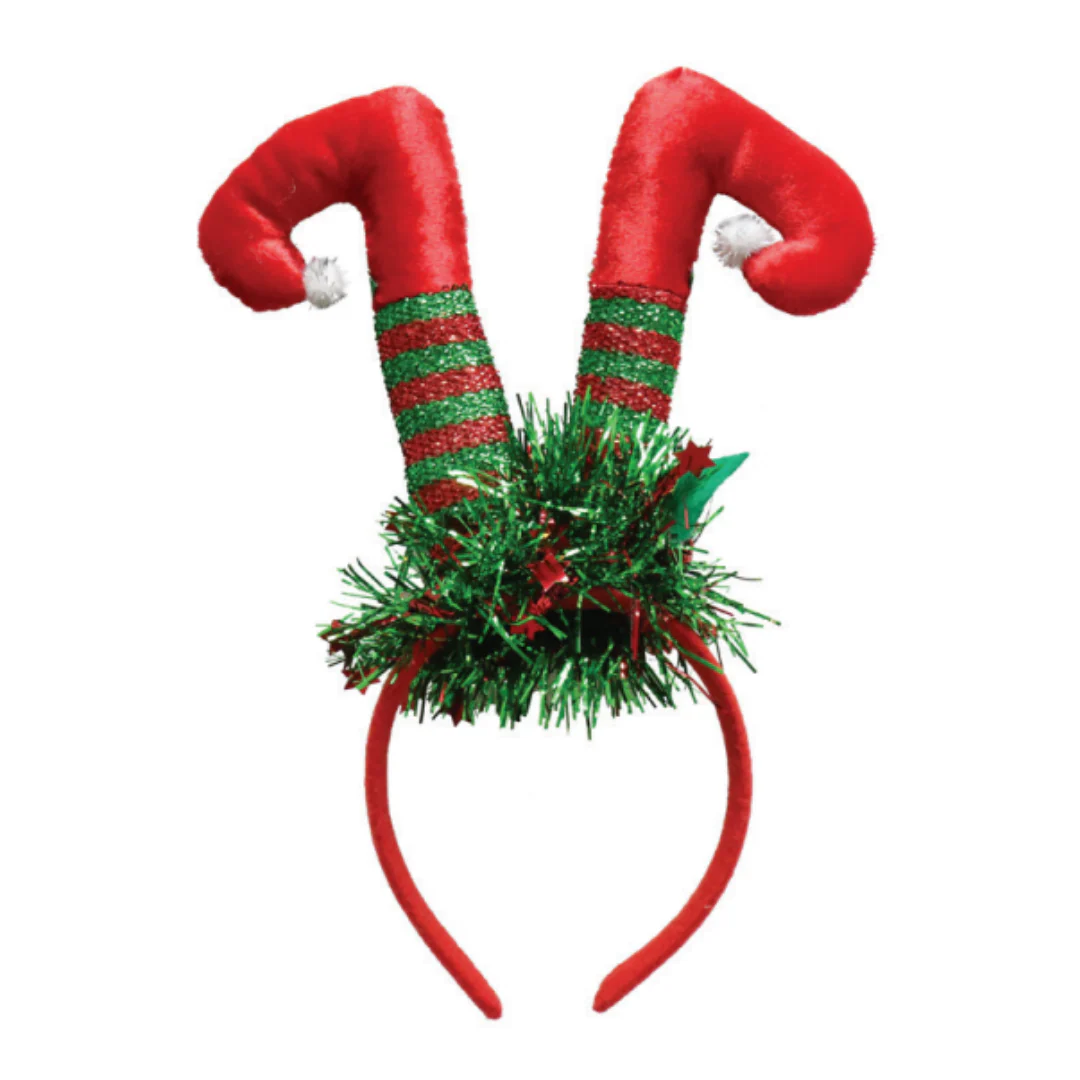 Headband Elf Legs Upside Down