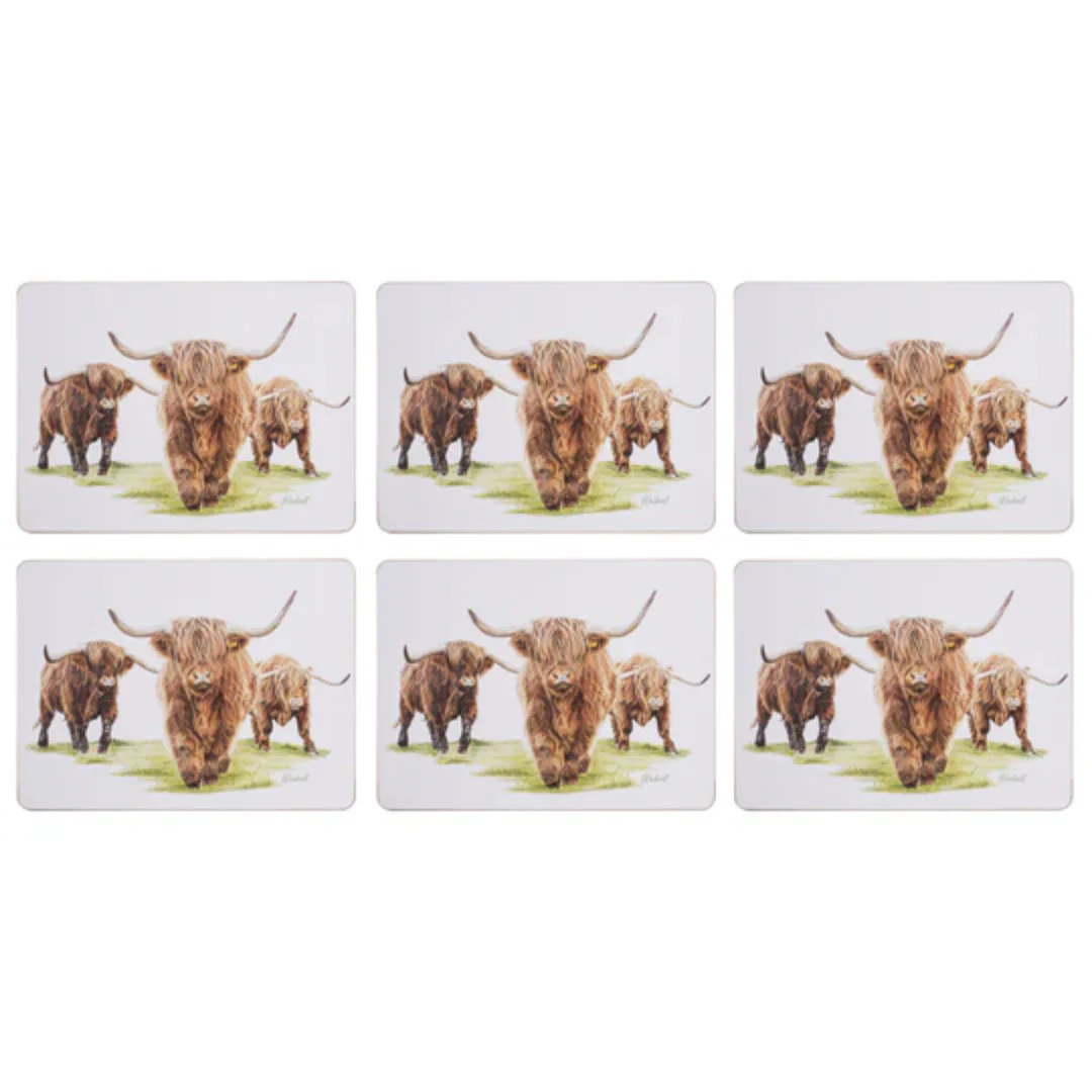 Highland Herd 6pk Placemat