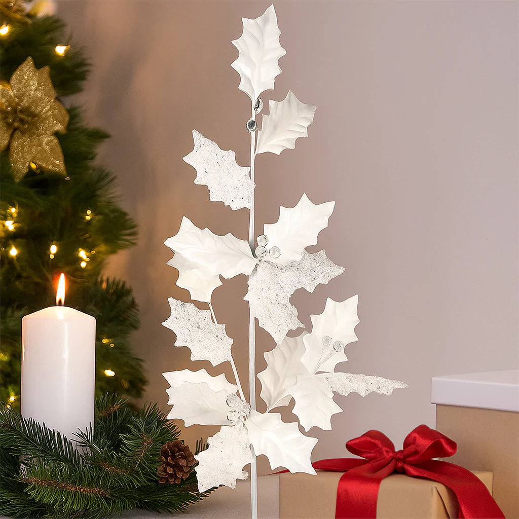 Holly Leaf Steam 80cm White