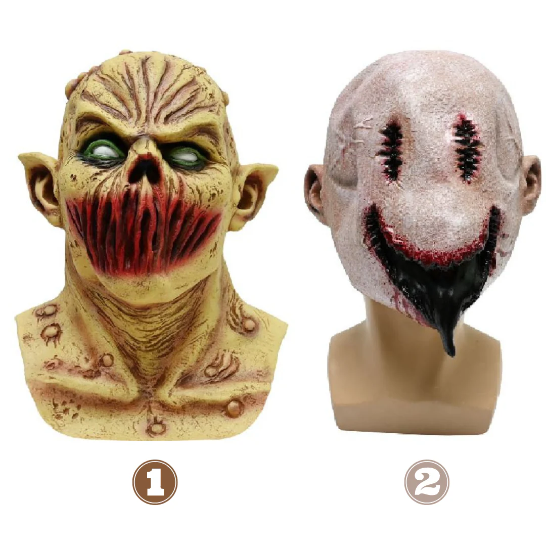 Horror Monster Latex Mask Asst