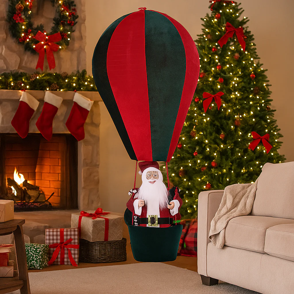 Hot Air Balloon with Santa 1.5m