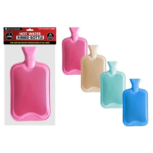Hot Water Bottle 1L Assorted