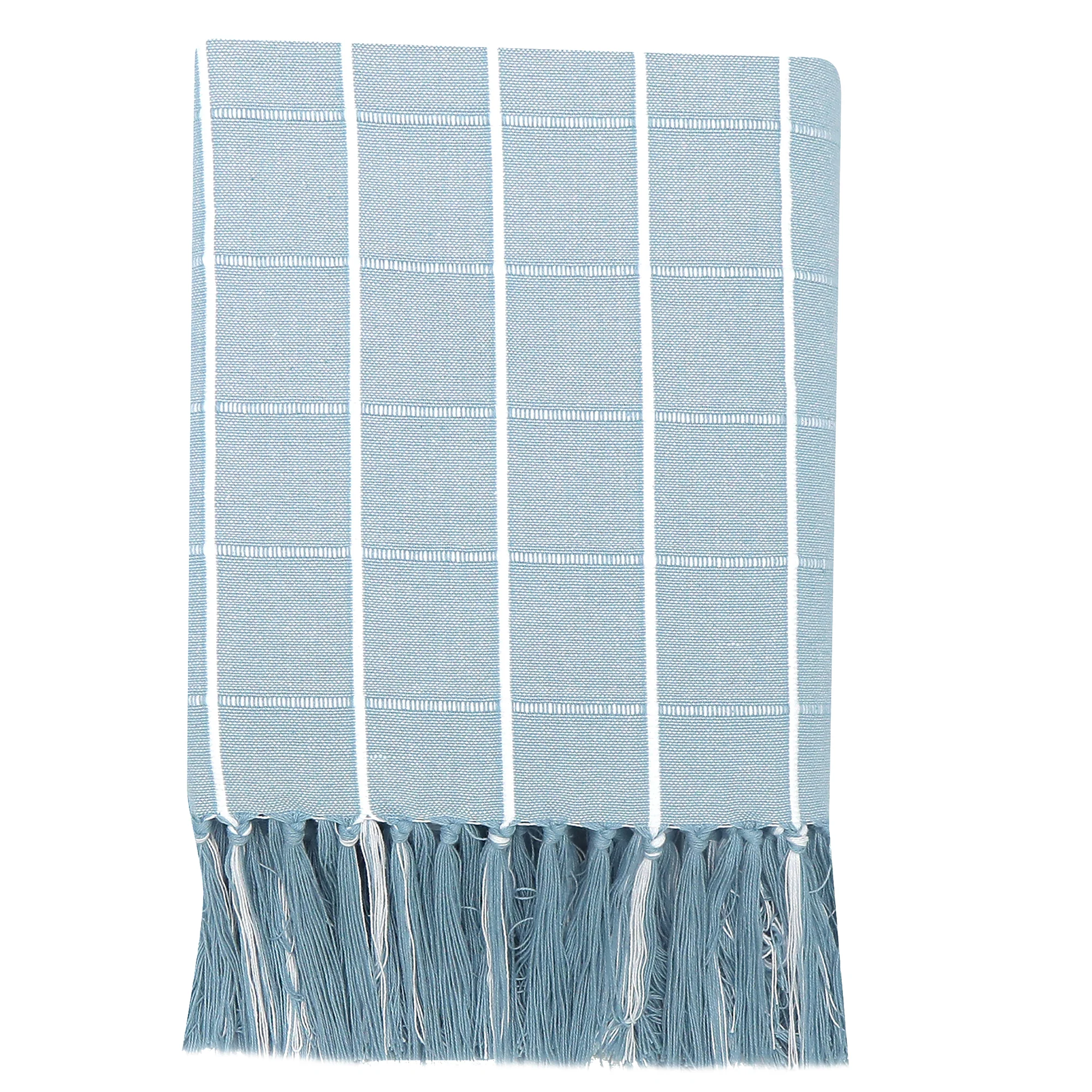 Idyllic Cott Throw Blue 130x200cm