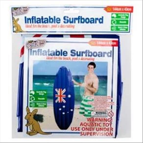Inflatable Surfboard Australiana Design 144x43cm