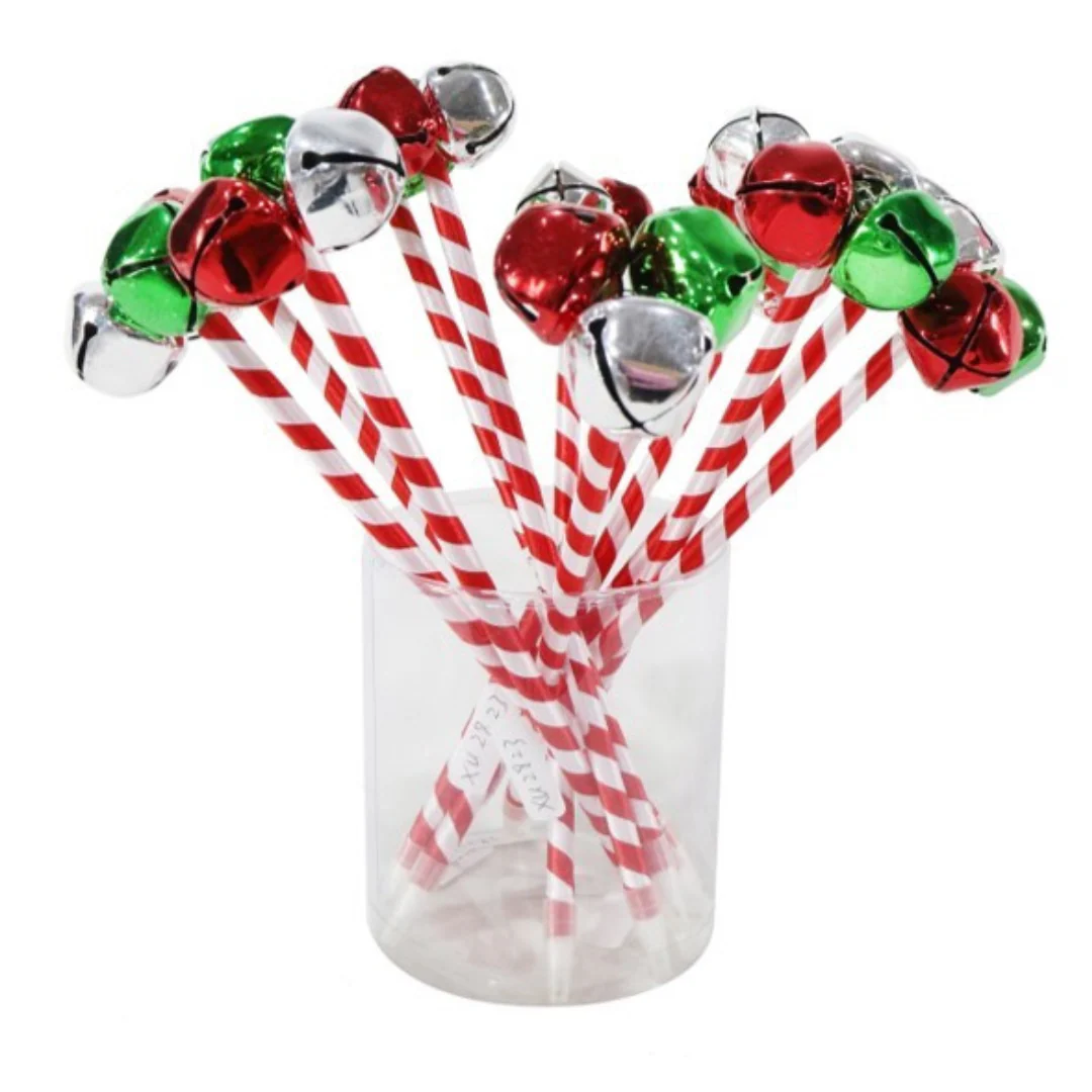 Jingle Bells Candy Striped Pen Assorted - Image 6