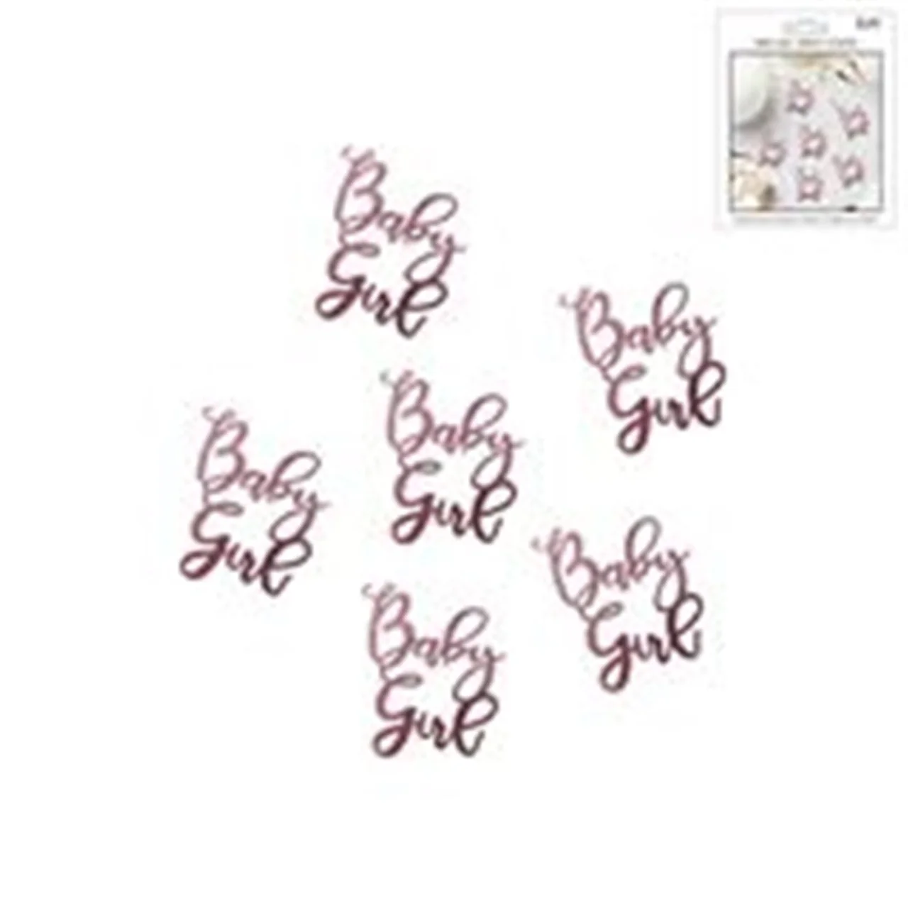 Jumbo Baby Girl Confetti-10G Pink