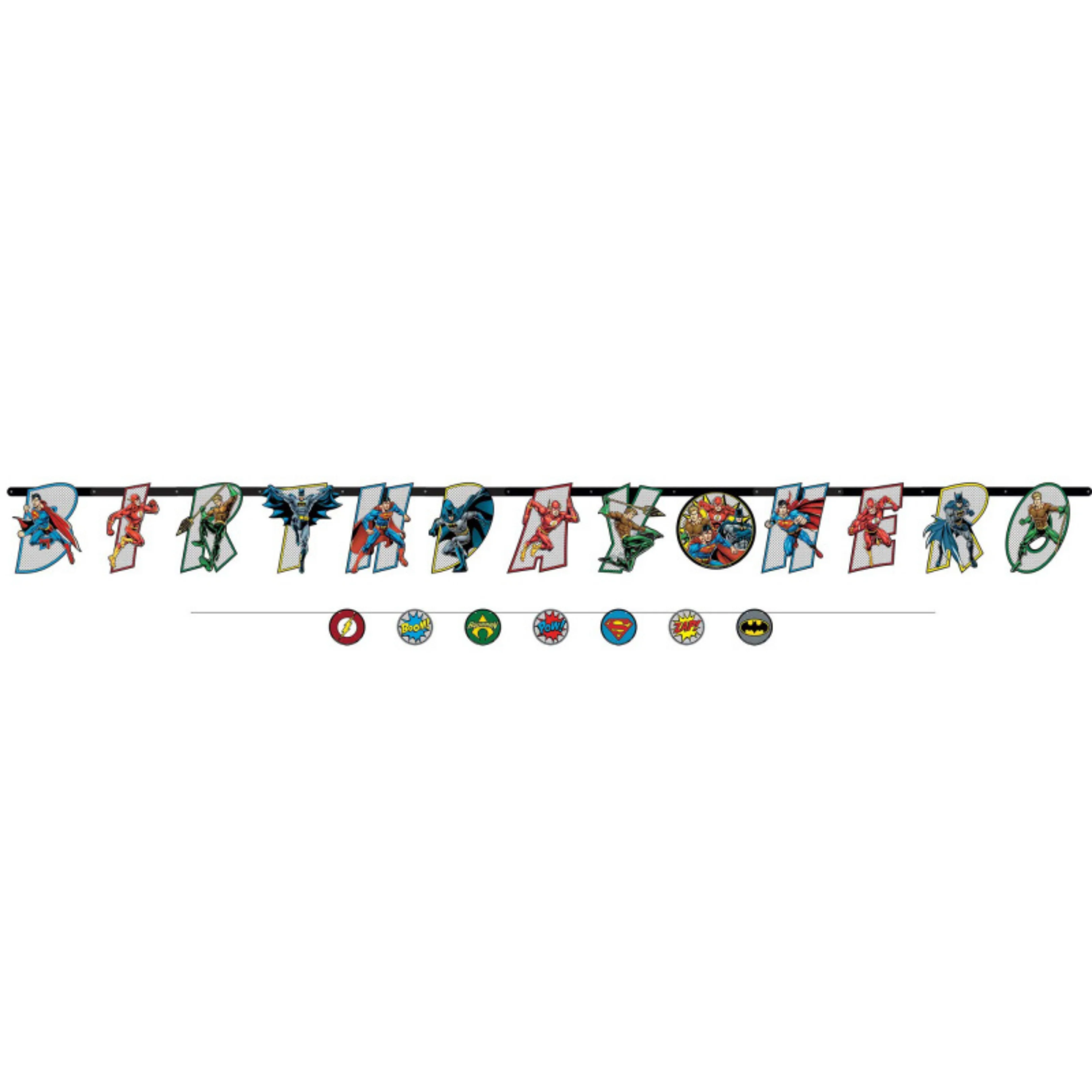 Justice League Heroes Unite Jumbo Banner Kit 2pk