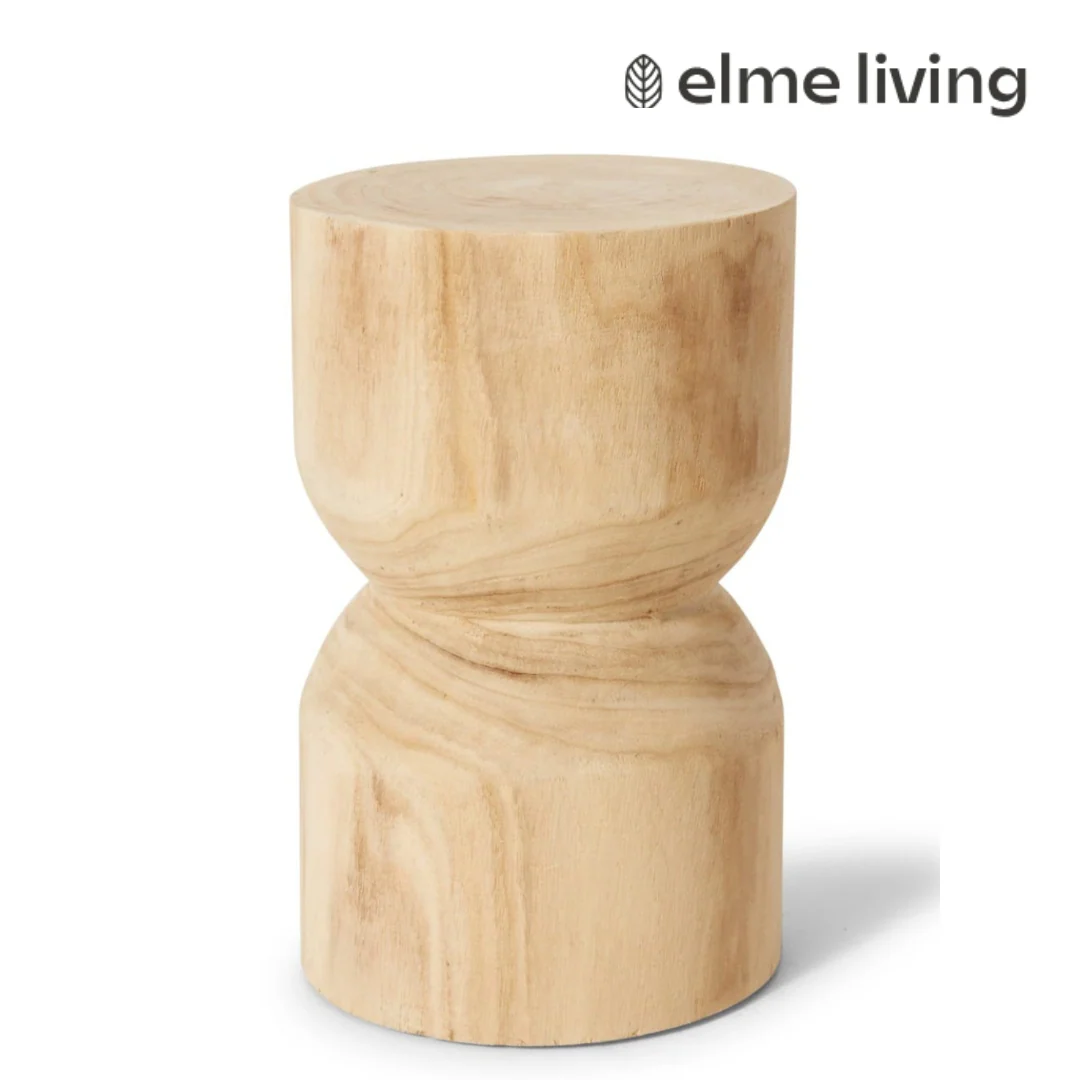 Karlo Stool Natural 31x31x45cm