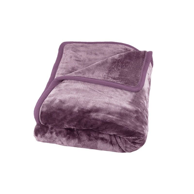 KB Mink Blanket 220x260cm 4.5kg Grape