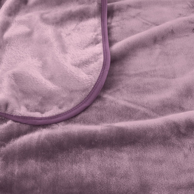 KB Mink Blanket 220x260cm 4.5kg Grape - Image 2