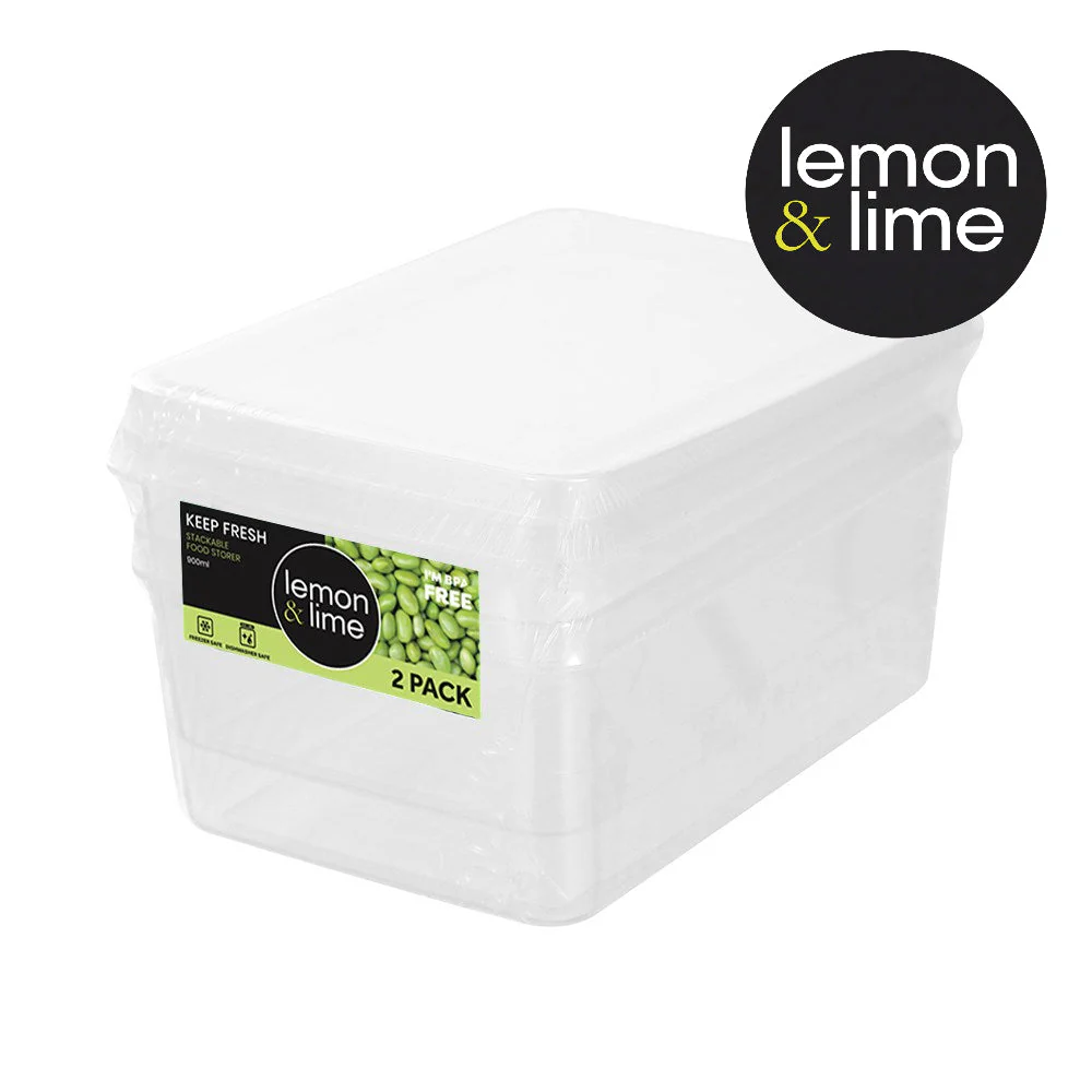 KEEP FRESH FOOD CONTAINER 2PK 900ML 11.5X16X7CM - Image 5