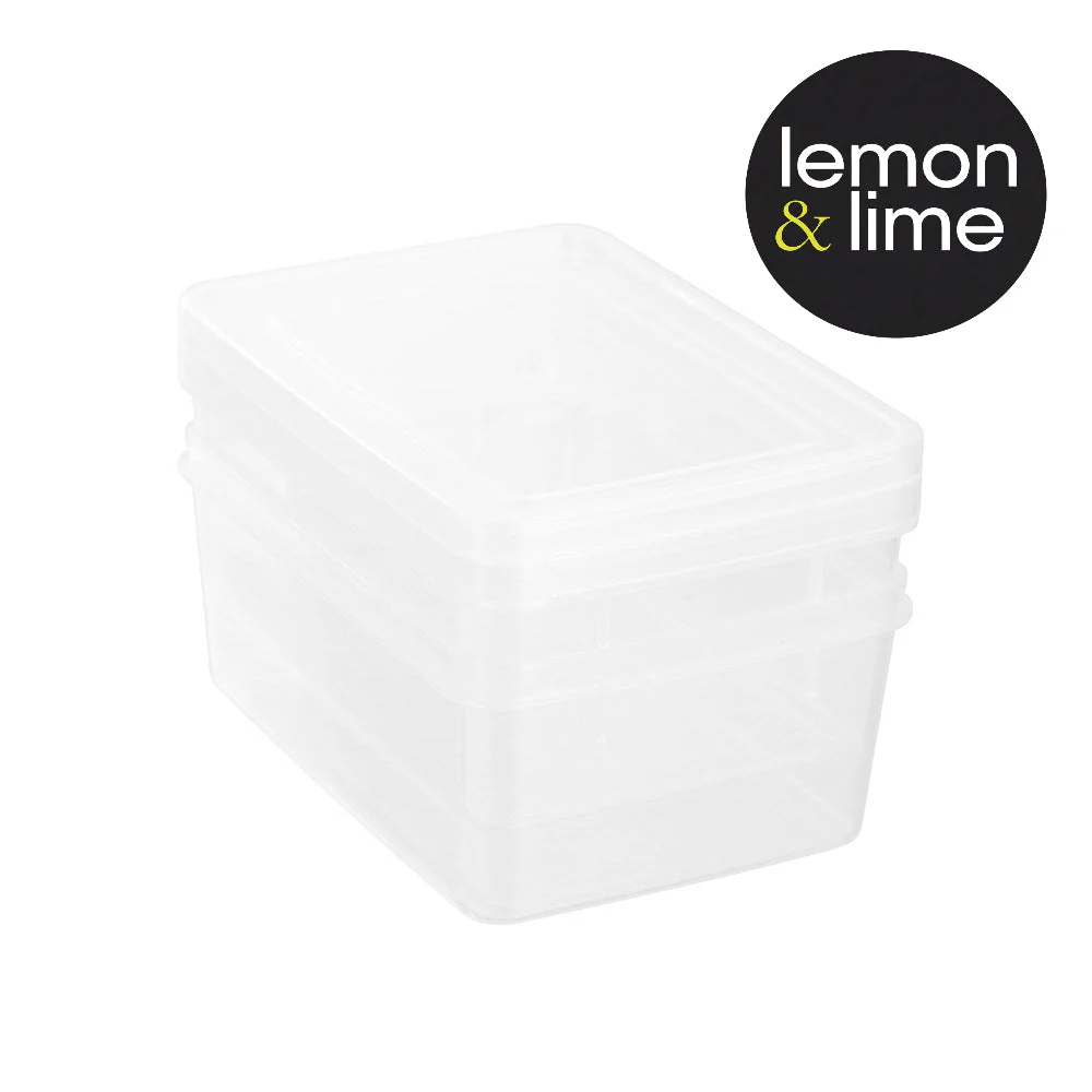 KEEP FRESH FOOD CONTAINER 2PK 600ML 13.5X10X6CM - Image 2