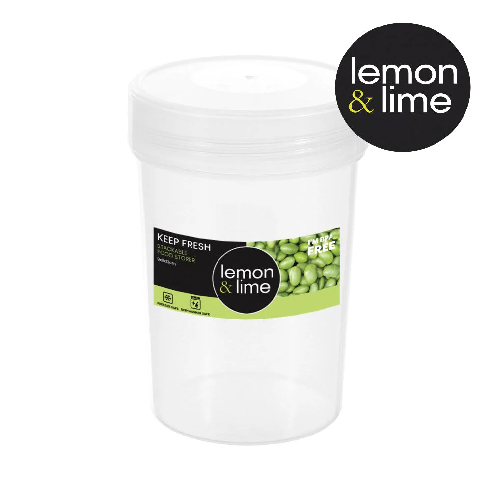 KEEP FRESH STACKABLE ROUND FOOD STORER 1L 11X11X16CM