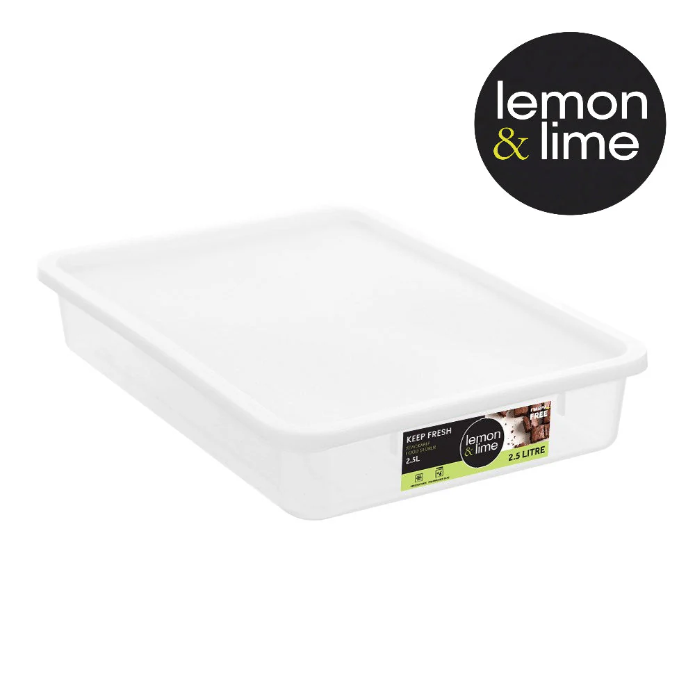 KEEP FRESH STACKABLE FOOD STORER 2.5L 30.5X21.5X5.5CM