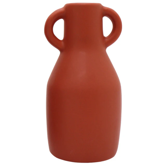 Kef Vase 8x8x15 Tabasco