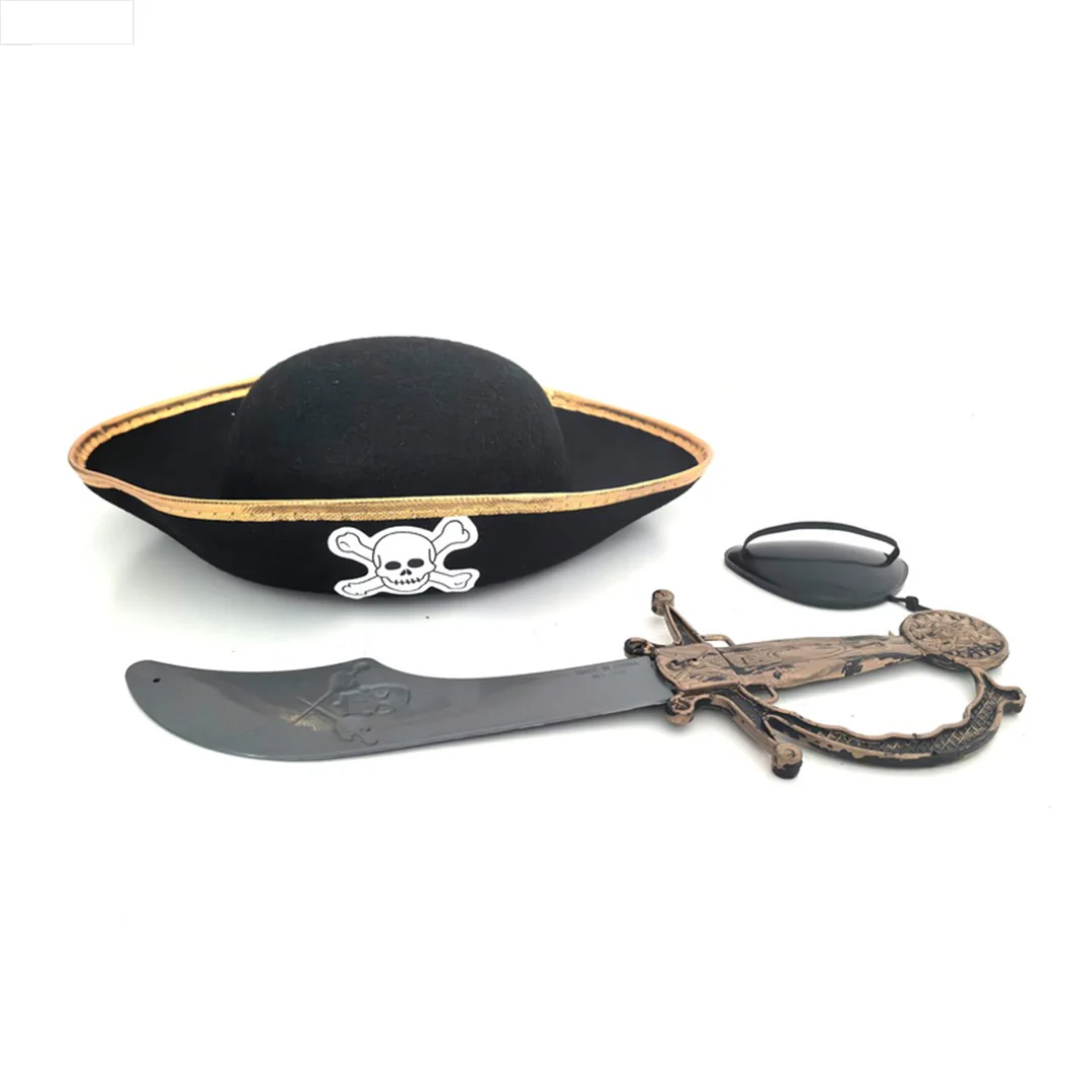 Kids Pirate Dress Up Kit 3Pc - Image 2