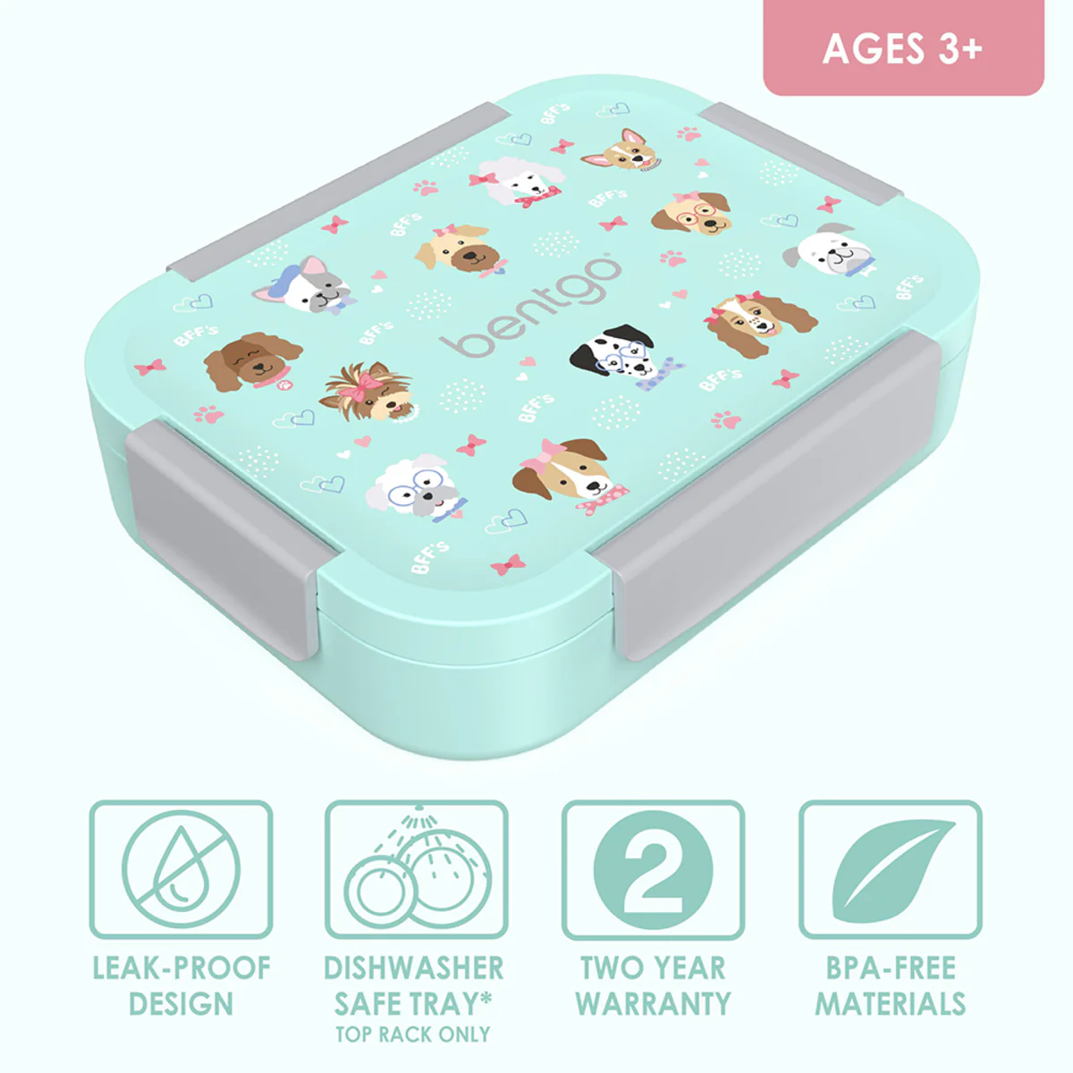 Bentgo Kids Snap & Go Lunch Box Puppies - Image 6