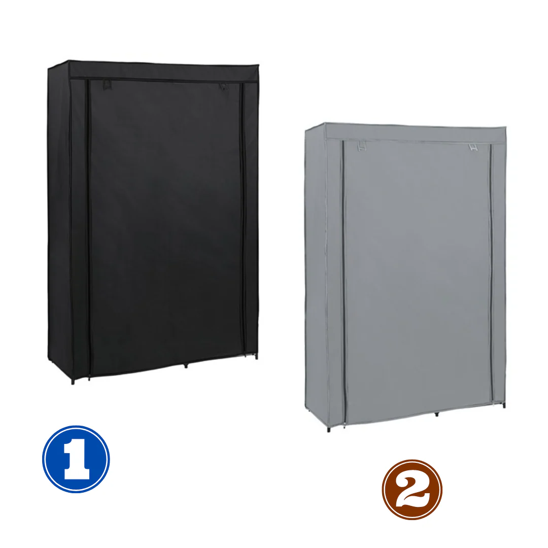 KLOSET PORTABLE WARDROBE WITH COVER 105X45X160CM - Image 2