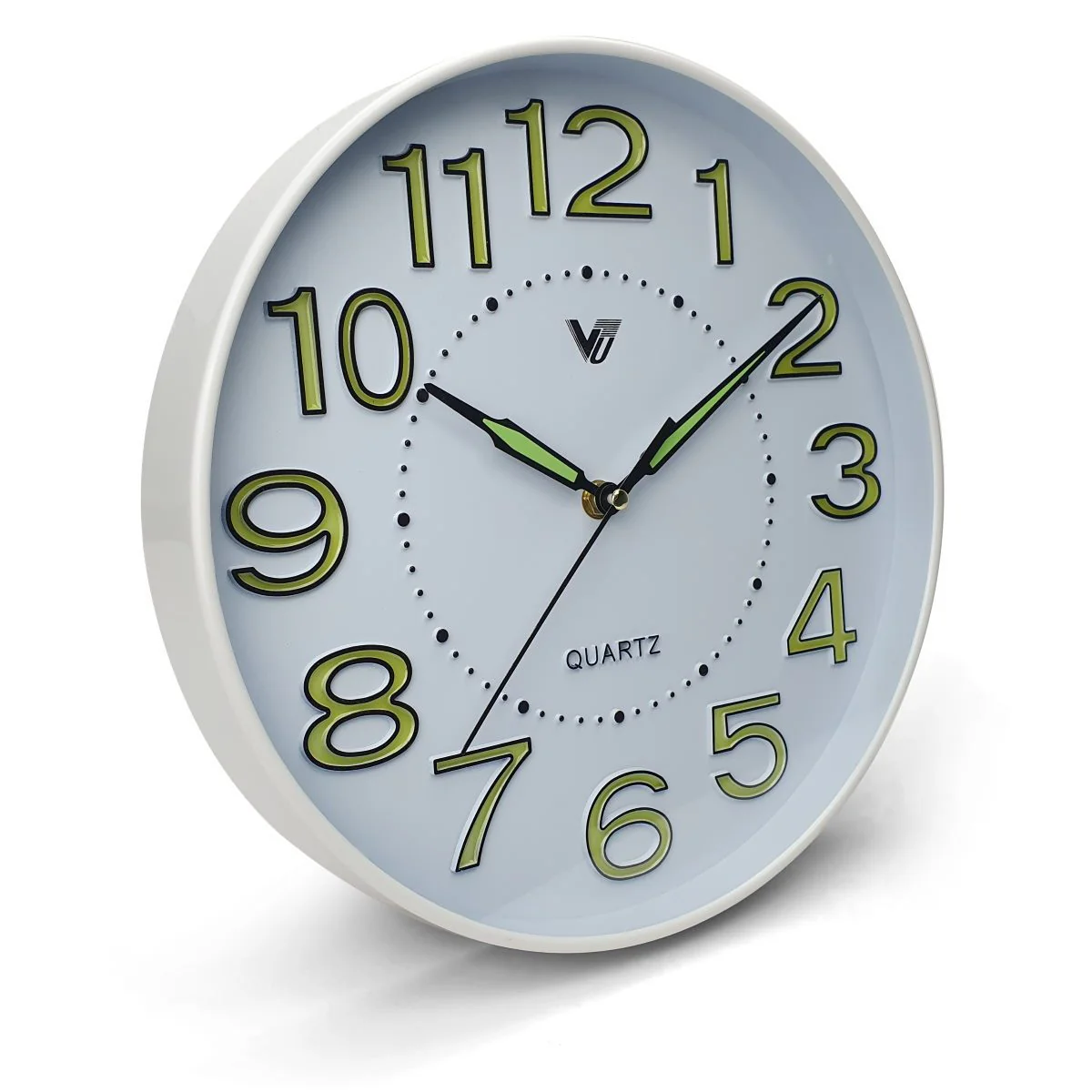 Kobi Glow In The Dark Wall Clock 30x30x4cm White - Image 3