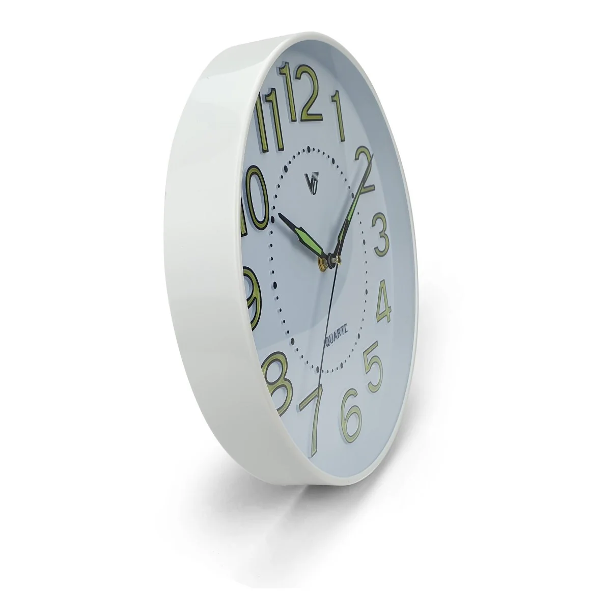 Kobi Glow In The Dark Wall Clock 30x30x4cm White - Image 4