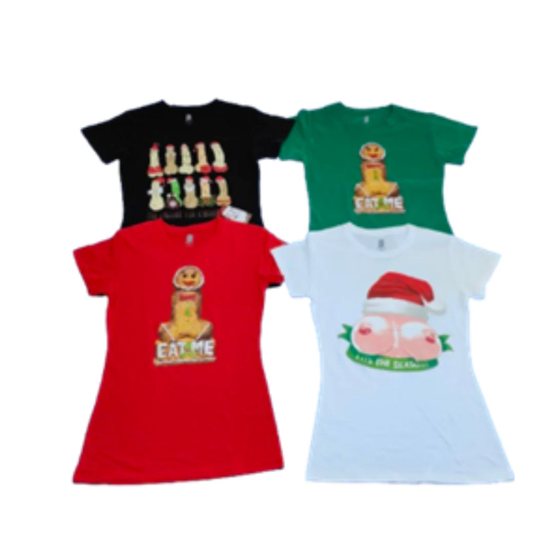 Ladies Fitted Rude Xmas