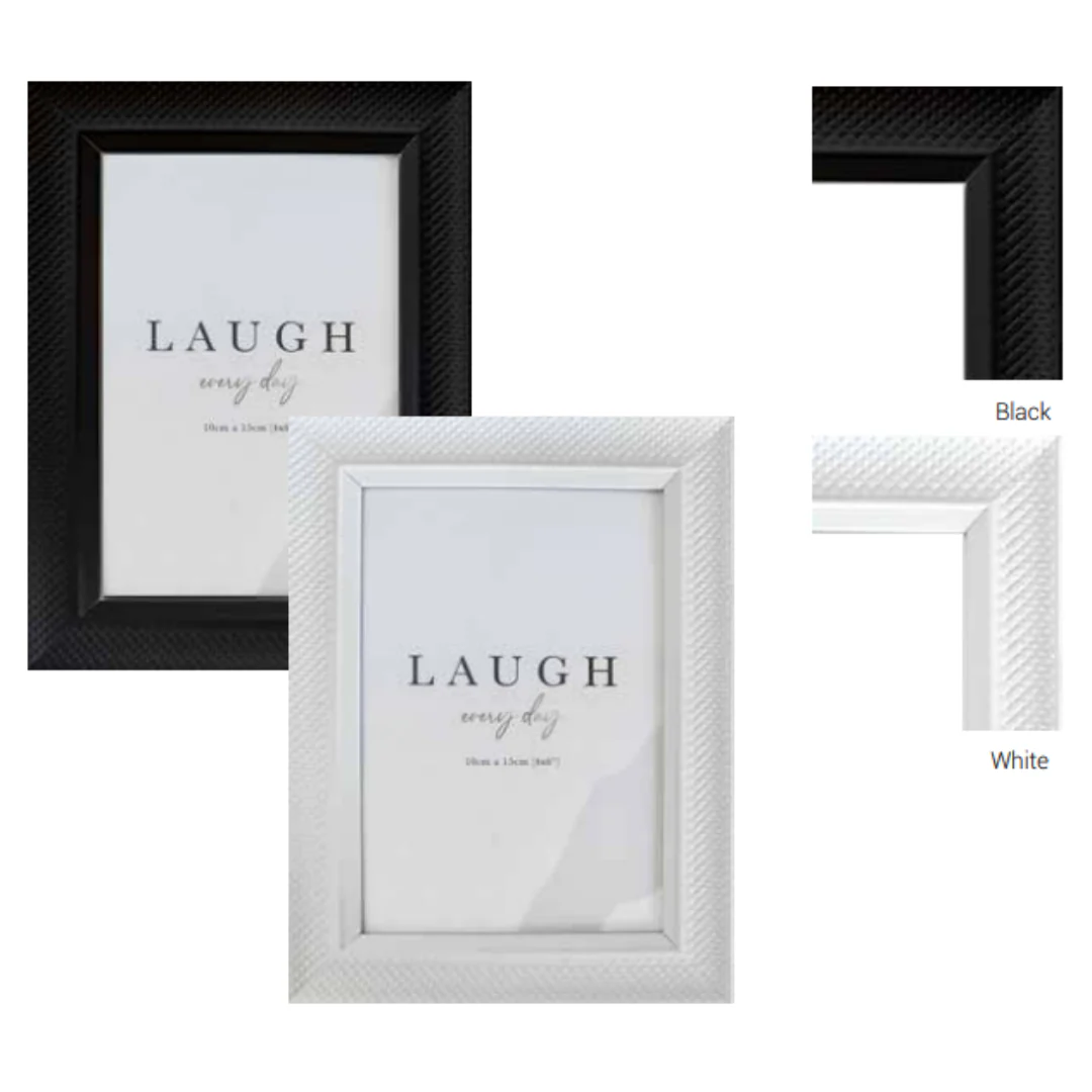 Laugh Every Day Non Matted Photo Frame 13x18cm Assorted