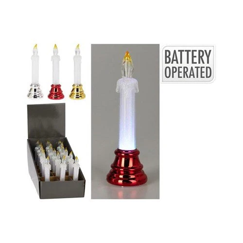 Led Candle 5X15cm Battery Operated