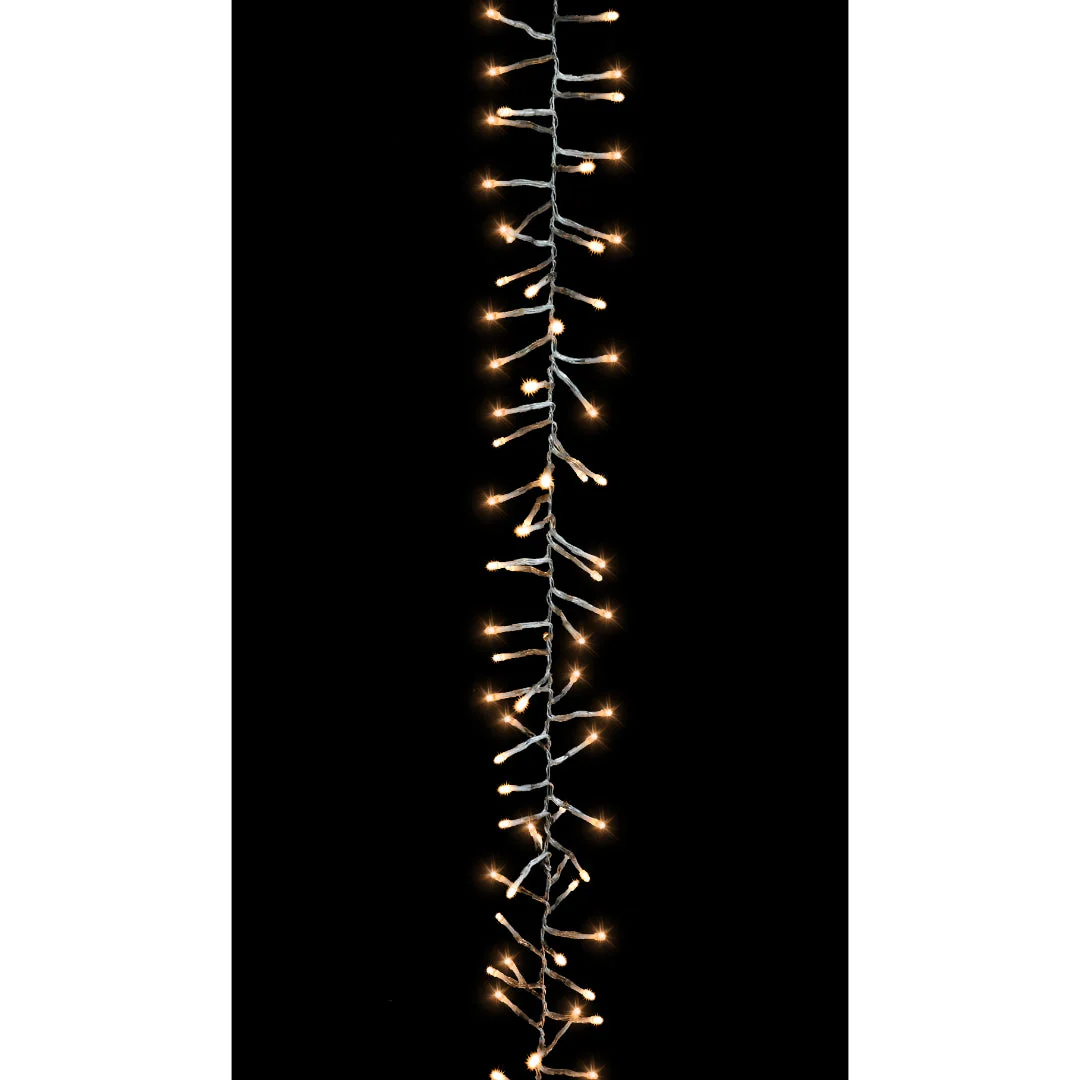 LED Cluster Lights 480 Crazy Twinkle Warm Connnectable