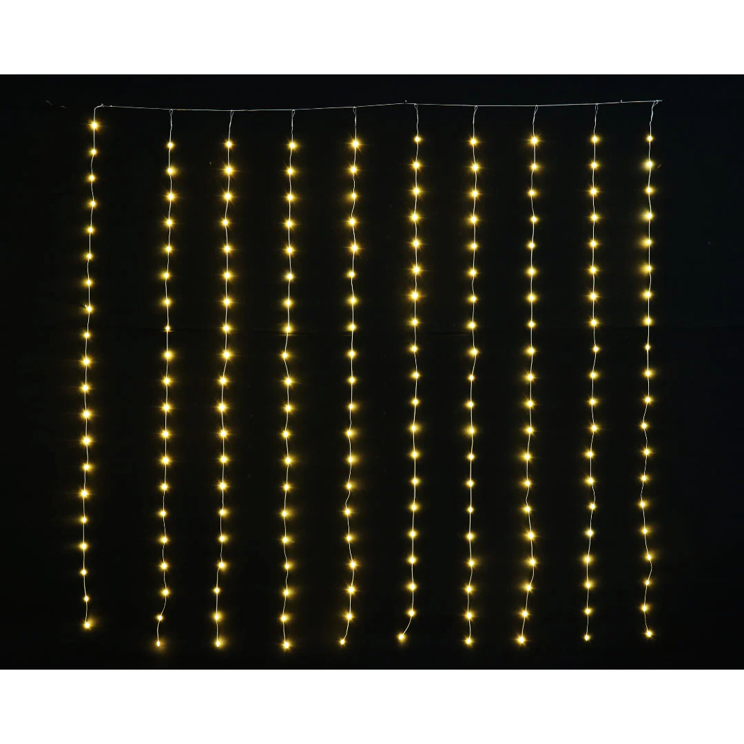 LED Dew Drop Curtan Light 2x2m Assorted - Image 2