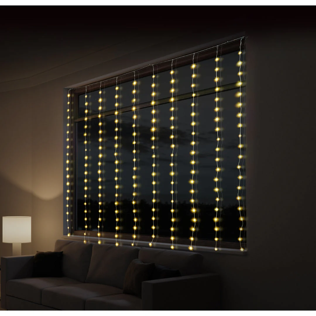 LED Dew Drop Curtan Light 2x2m Assorted - Image 7