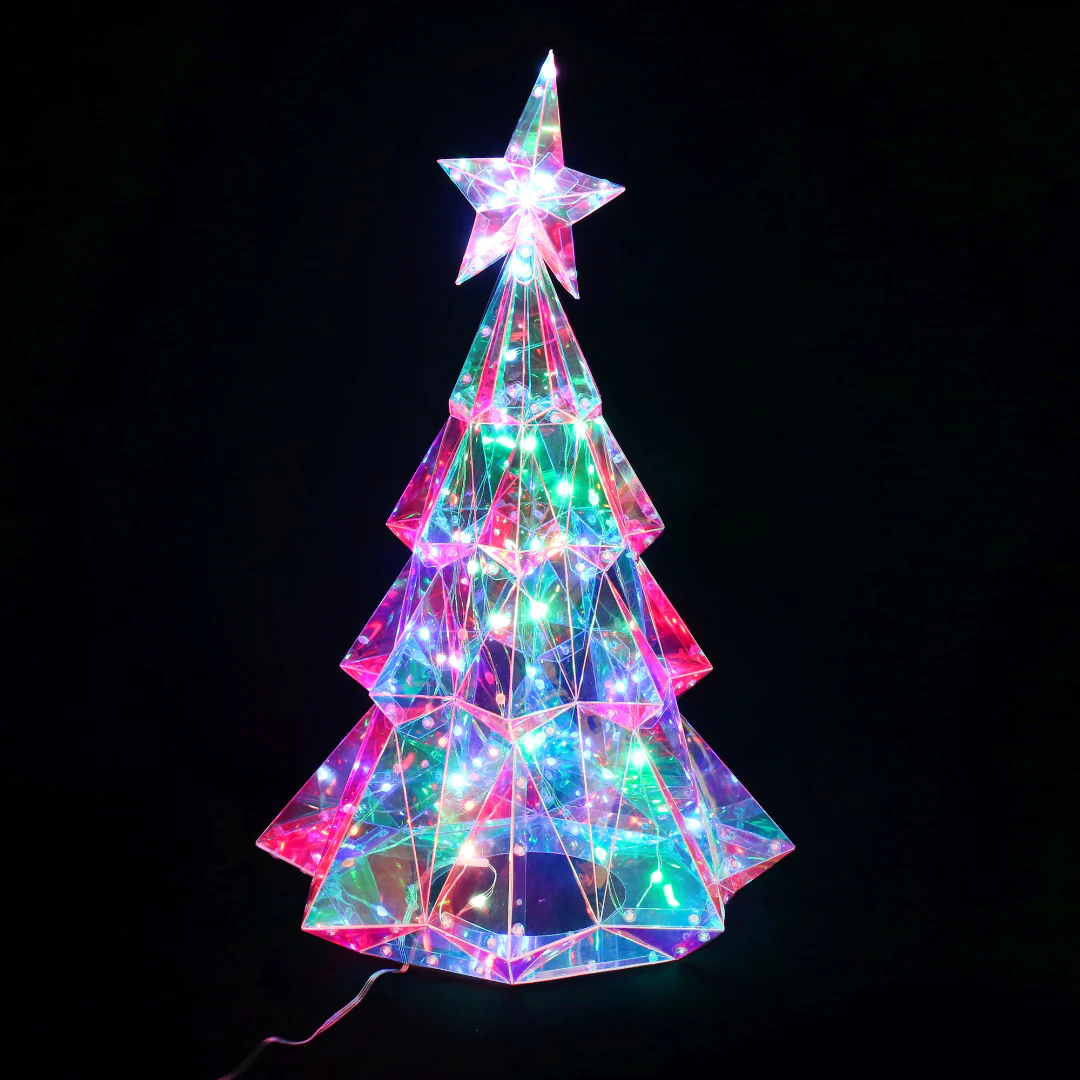 LED Dream Light Tiered Tree 65cm - Image 2