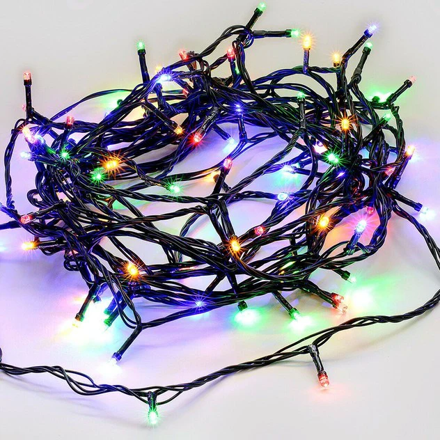 520 LED Fairy Light Chain Connectable - Dark Green Cable 51.9m