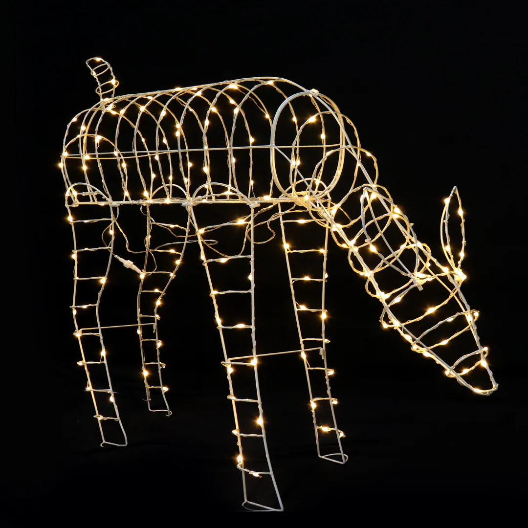 LED Flexi Cable Feeding Reindeer Twinkle