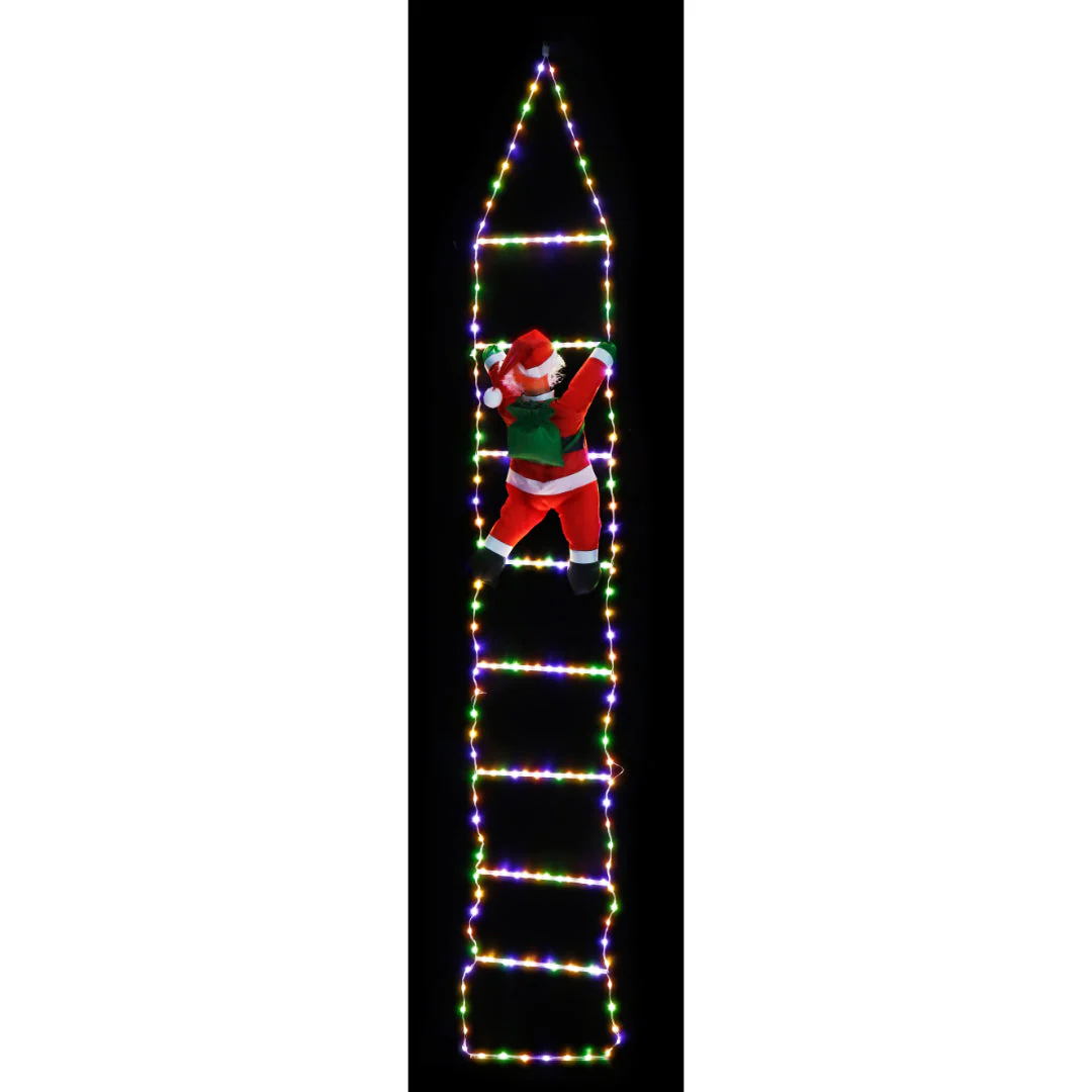 LED Flexi Cable Ladder with Santa 240cm Dual Coulor - Image 4