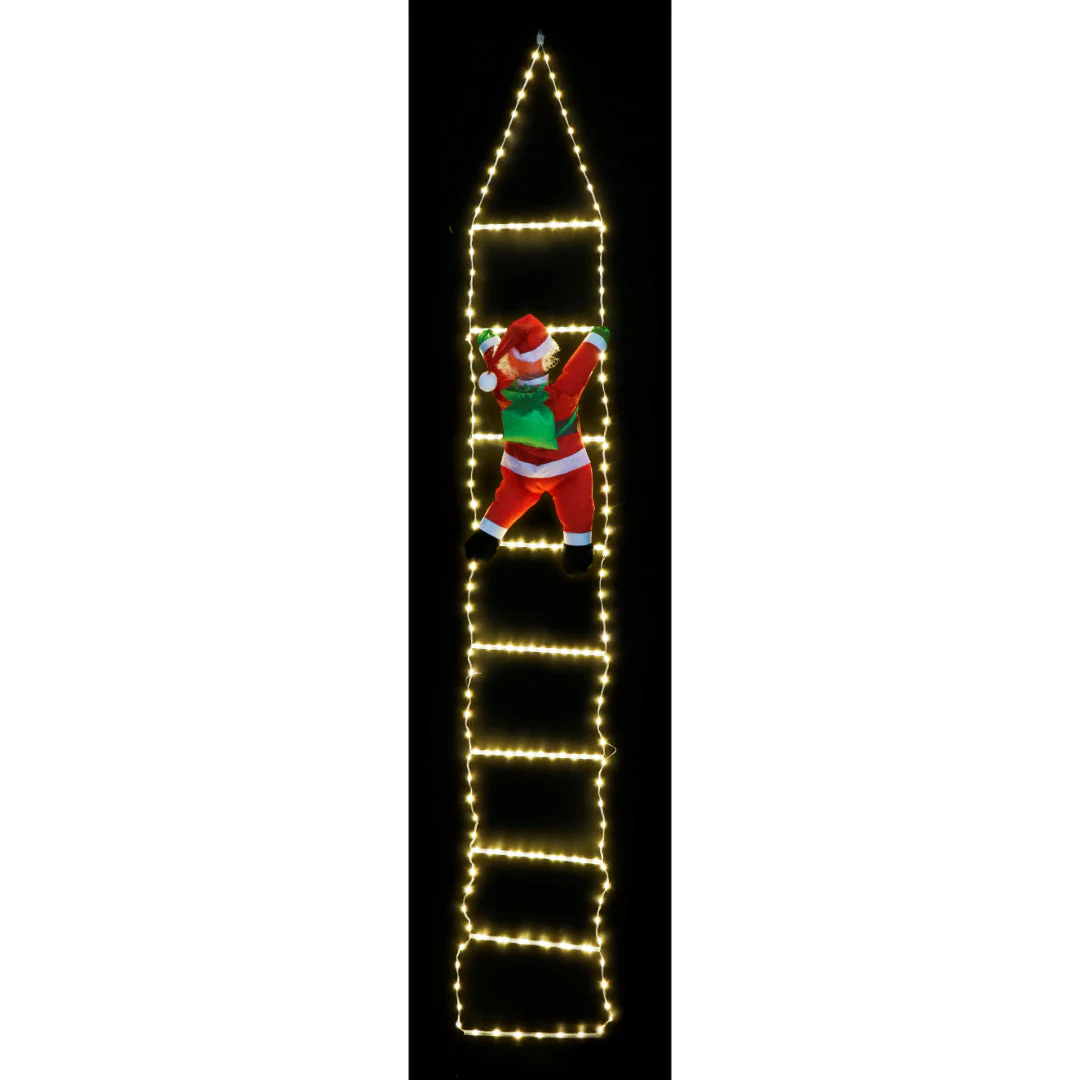 LED Flexi Cable Ladder with Santa 240cm Dual Coulor - Image 7