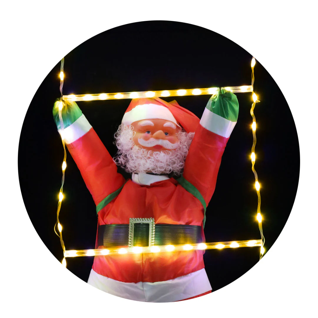 LED Flexi Cable Ladder with Santa 240cm Dual Coulor - Image 8