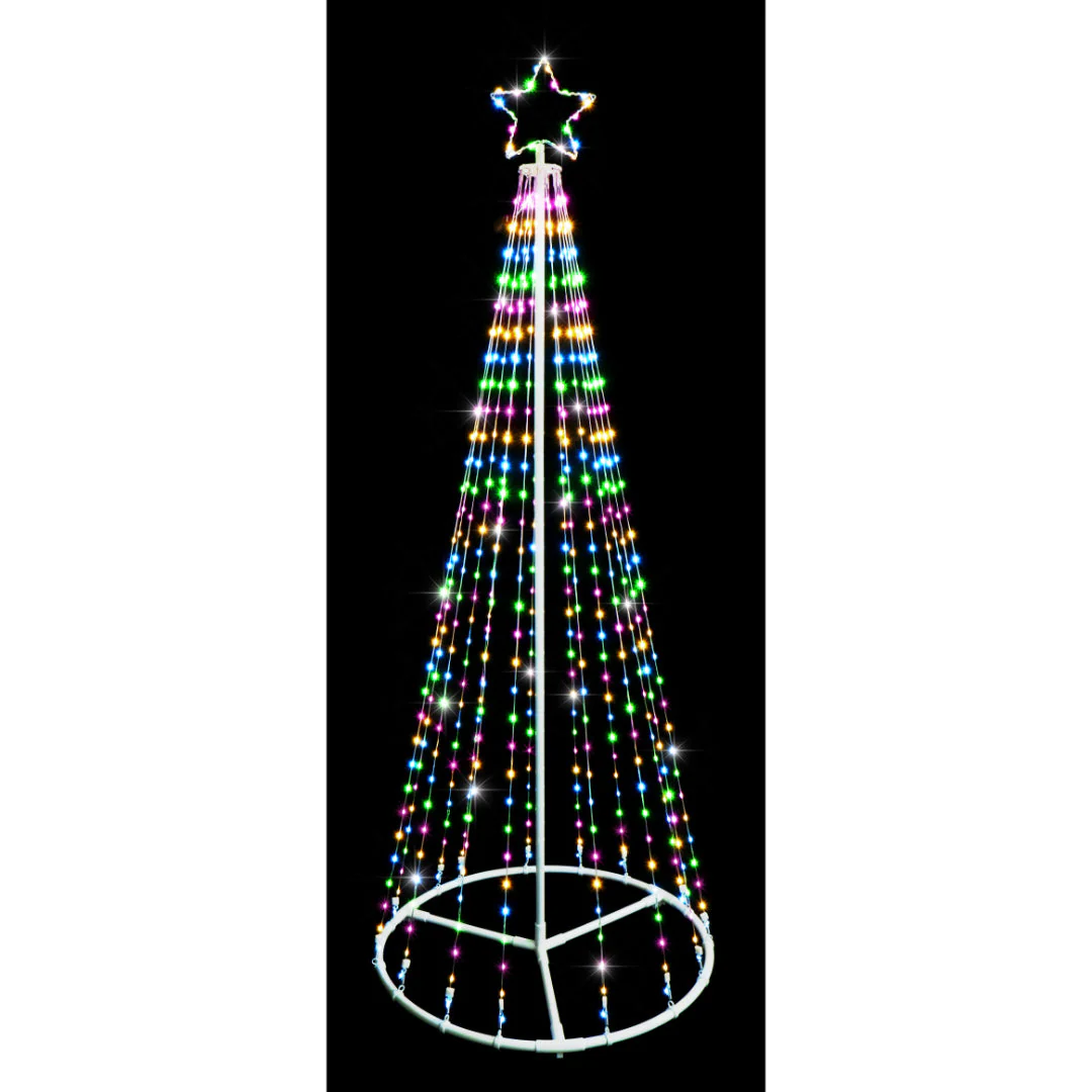 LED Flexi Wire Tree 1.8m Pastel Multi - Image 3
