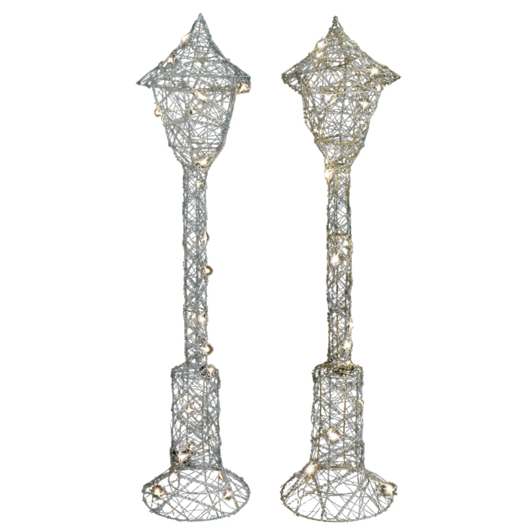 LED Metallic Wire Lamppost 70cm - Image 2