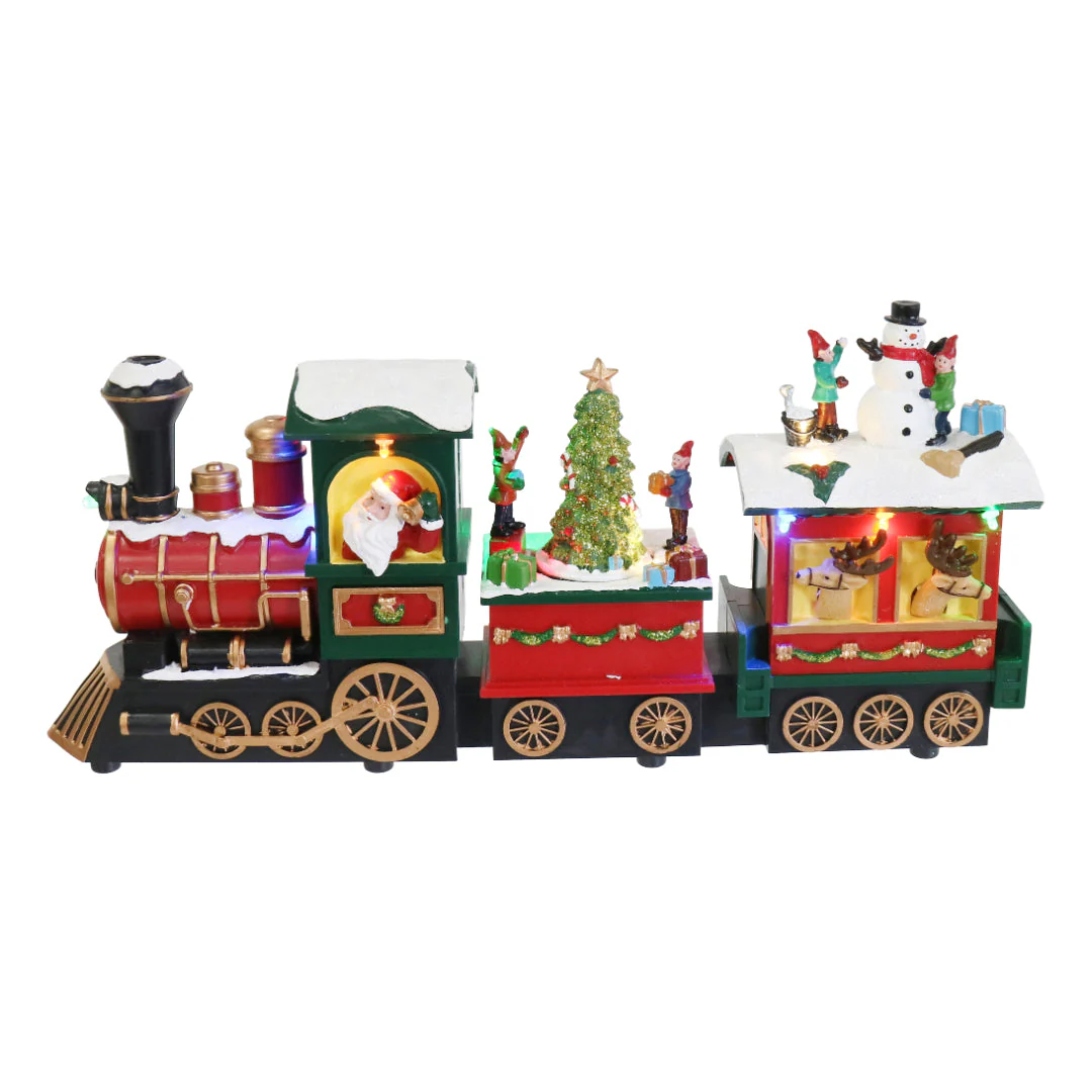 LED Musical Santa Express Train USB Assorted - Image 3