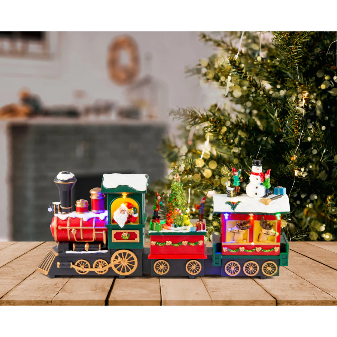 LED Musical Santa Express Train USB Assorted - Image 5
