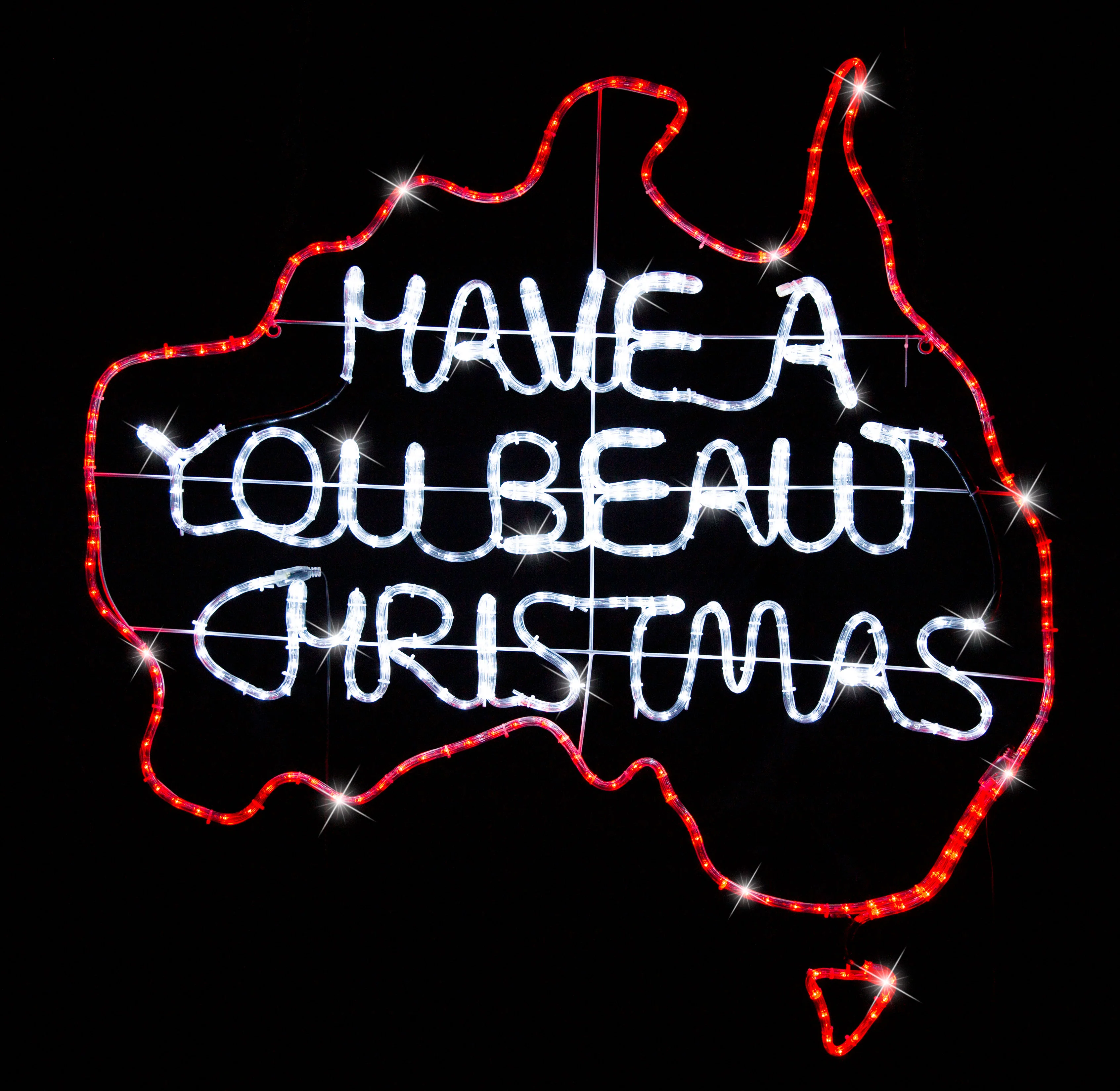 Led Ropelight U Beaut Christmas Red/Wht