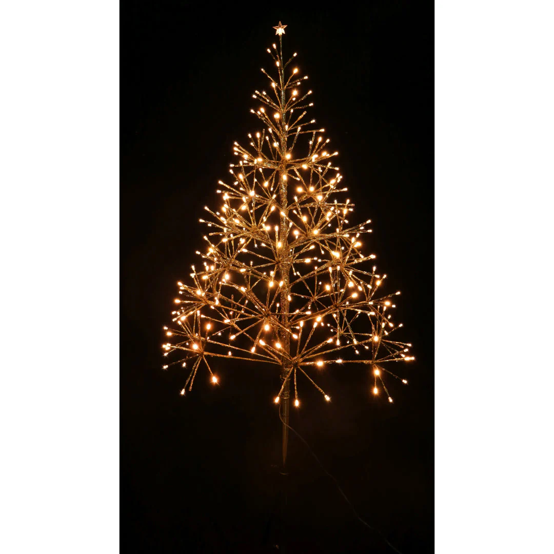 LED Sparkle Tree 135cm Twinkle Gold Warm - Image 2