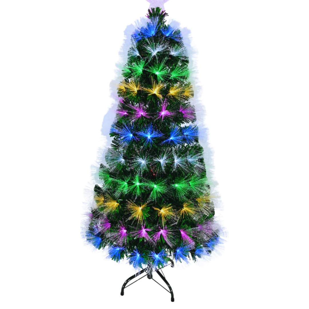 LED Spray Fibre Optic Tree Flash 5-Colour 120cm - Image 2
